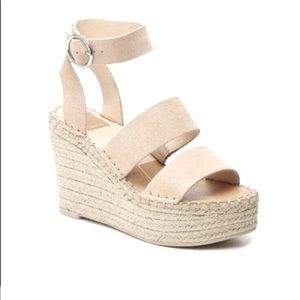 Dolce Vita: espadrilles wedge sandals - blush size 7
